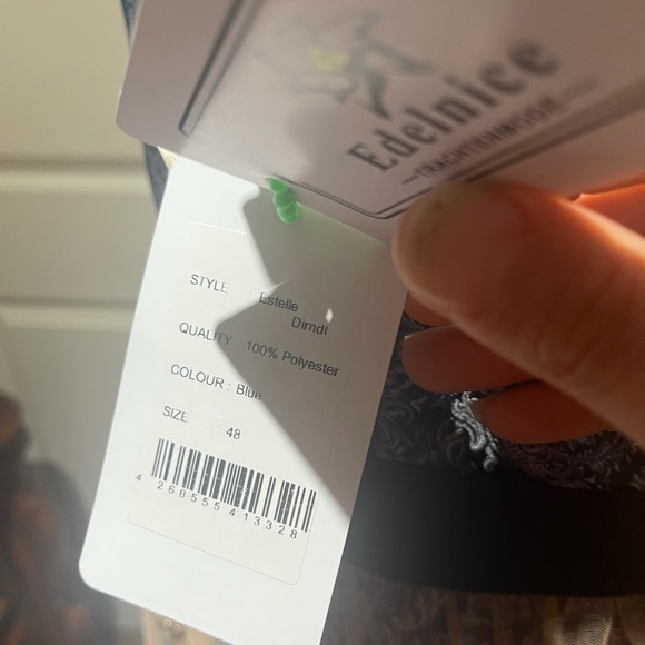 COPY - Edelnice trachtenmode Bavarian women midi dress size 50 3 piece dress - Picture 8 of 11